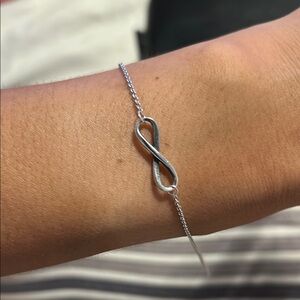 James Avery Silver Infinity Chain Bracelet